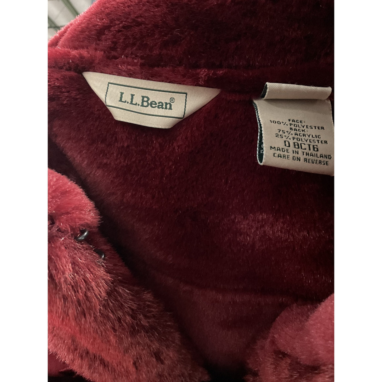 L.L. Bean Red Cardigan XL