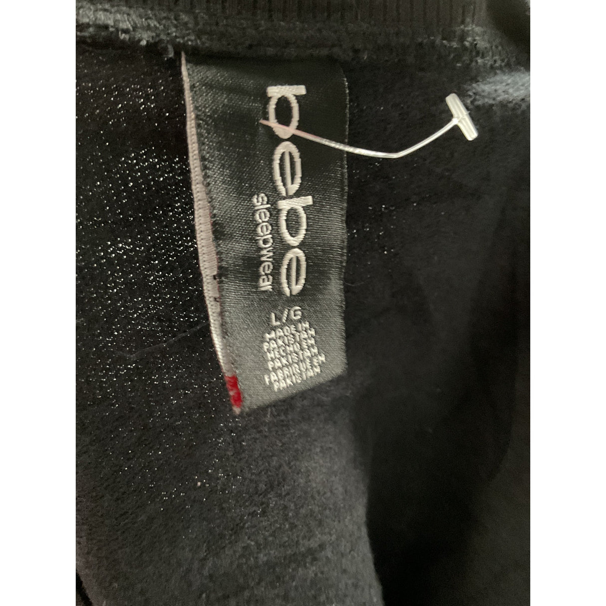 BEBE Black Cotton Sweater