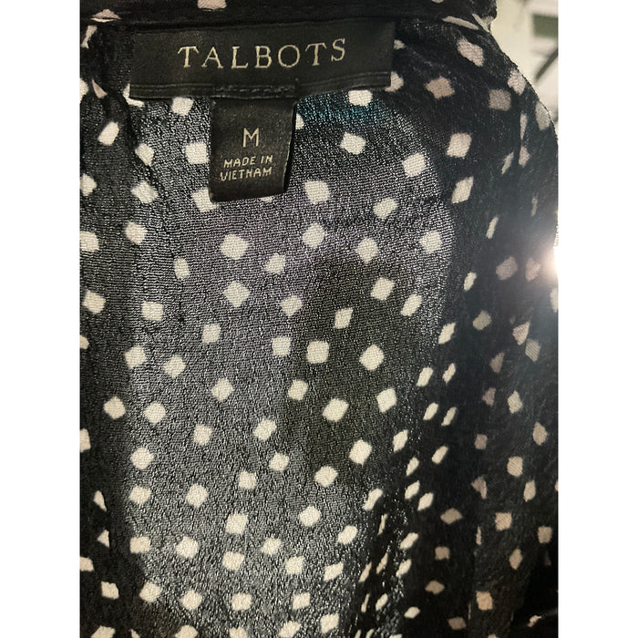 Talbots Multicolor Blouson Midi Dress