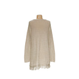 J.JILL Beige Cotton Pullover Sweater in Size M