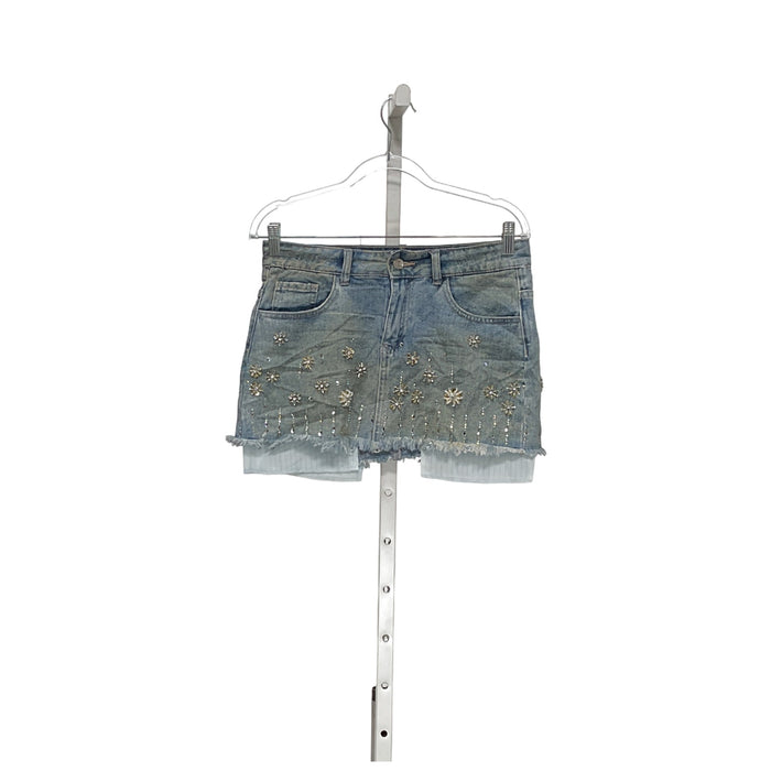 Akira Blue Mini Skirt - Size M