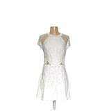 BEBE White A-Line Dress Size 8 - 34 in