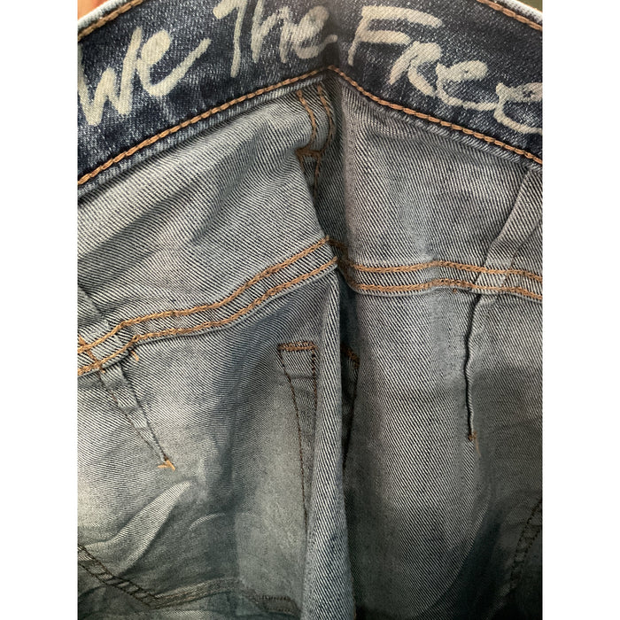 We The Free Blue Ankle Jeans - Size 30