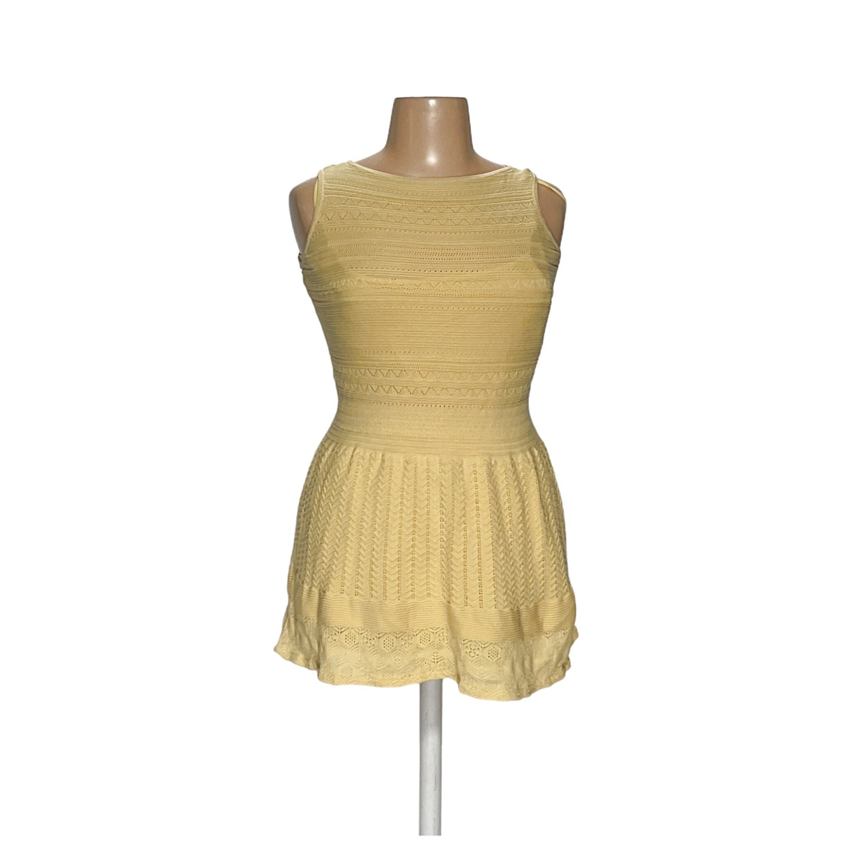 Lauren Ralph Lauren Yellow Blouson Dress