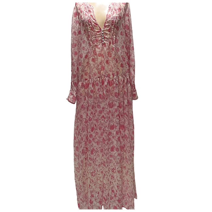 Free People Pink Maxi Dress - Size L