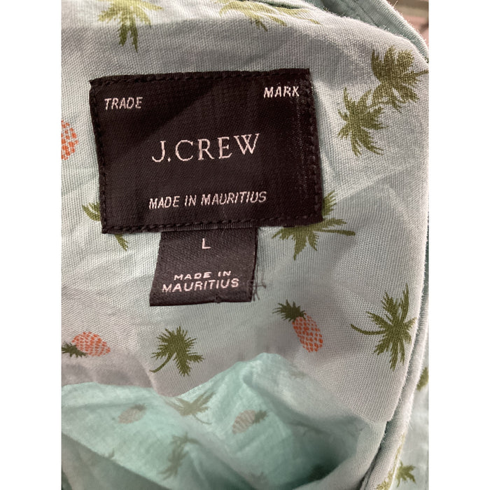 J. CREW Men's Multicolor Short Sleeve Button-Up Shirt