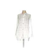 Democracy Women's White Button-Up Top