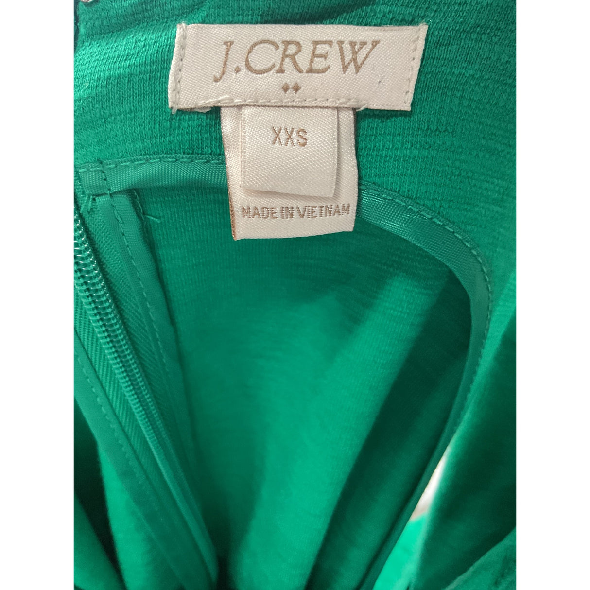 J. Crew Green A-Line Dress