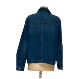 J. Crew Blue Cotton Jacket - Women's L