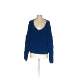 Free People Blue Pullover Sweater