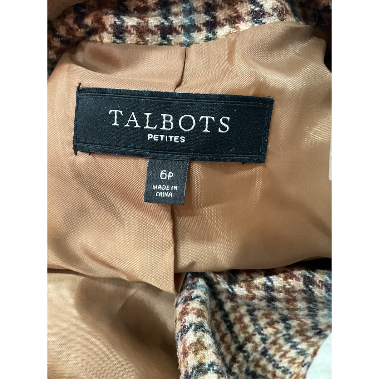 Talbots Brown Blazer - Size 6P