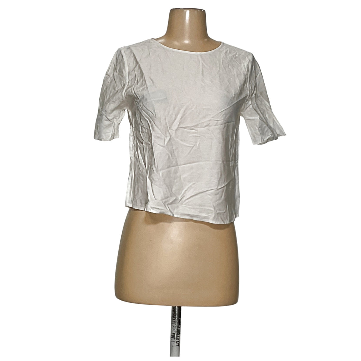 Theory White Viscose Blouse - Size S