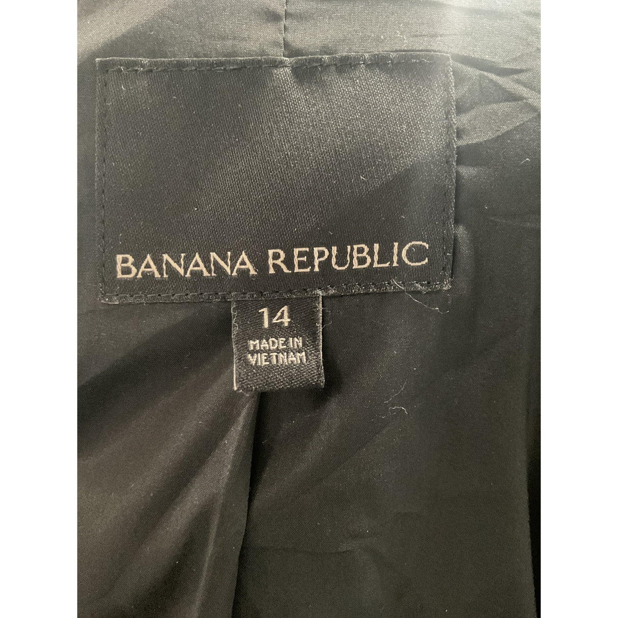 Banana Republic Women's Black Jacket, Size 14