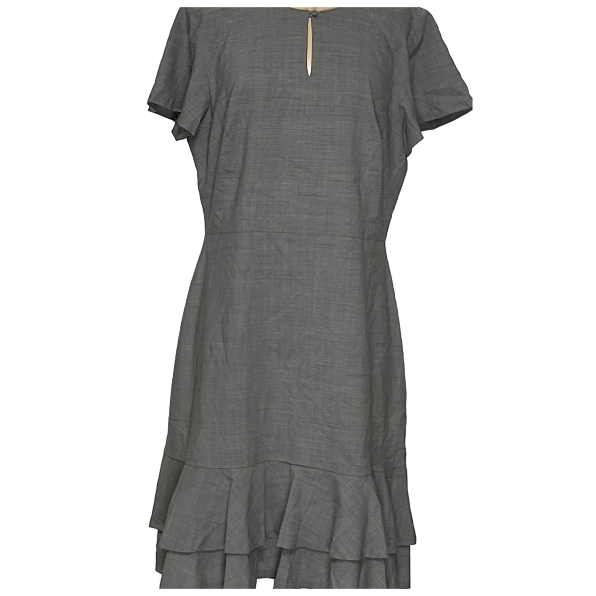 Banana Republic Gray Midi Shift Dress - Size 12