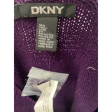 DKNY Women's Wool Blouse, Purple L