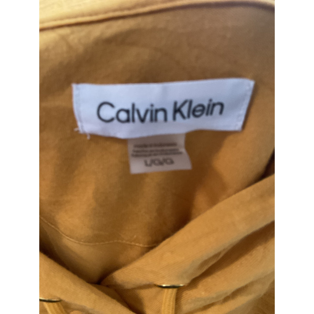 Calvin Klein Yellow Sweater Dress - Women's L