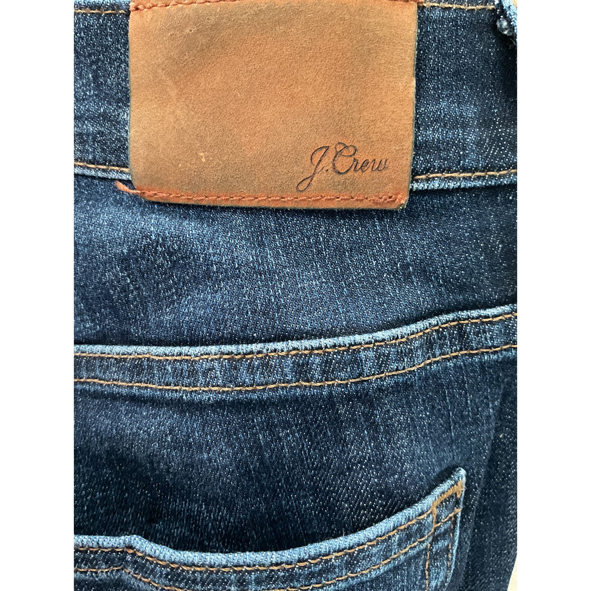 J. Crew Blue Petite Bootcut Crop Jeans