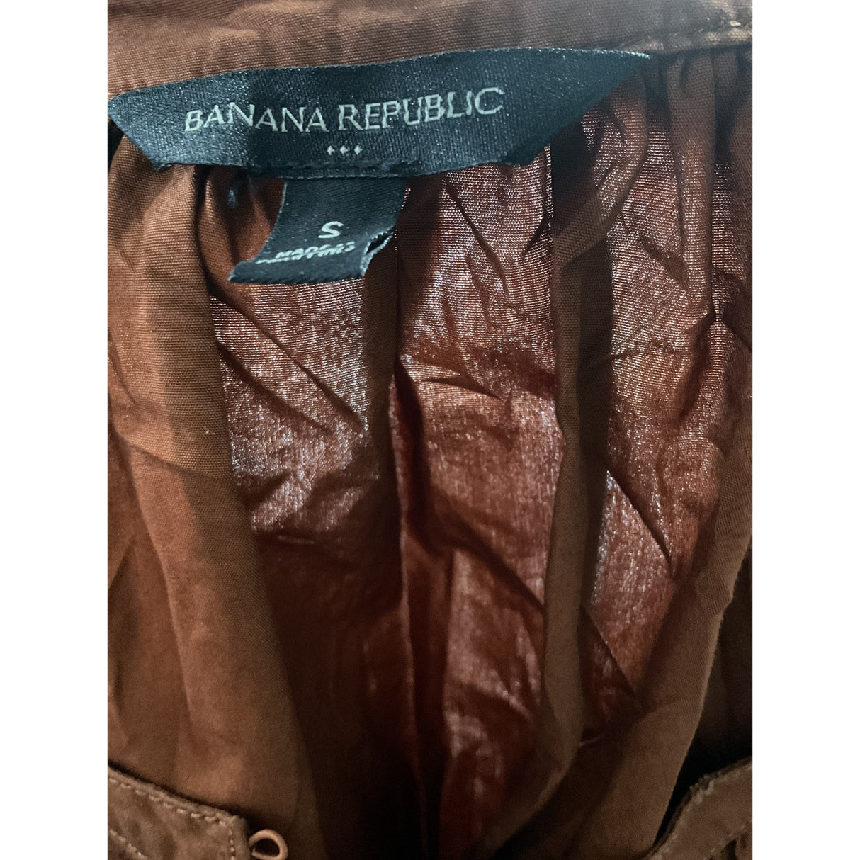 Banana Republic Brown Cotton Blouse