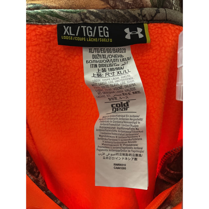 Under Armour Orange Polyester Pullover Sweater