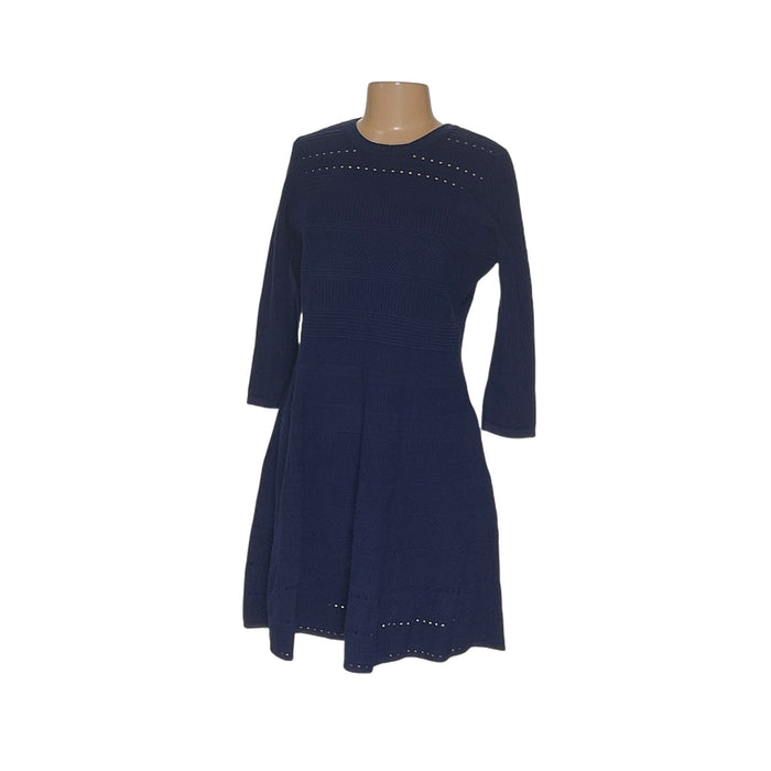 Eliza J Blue A-Line Midi Dress XL