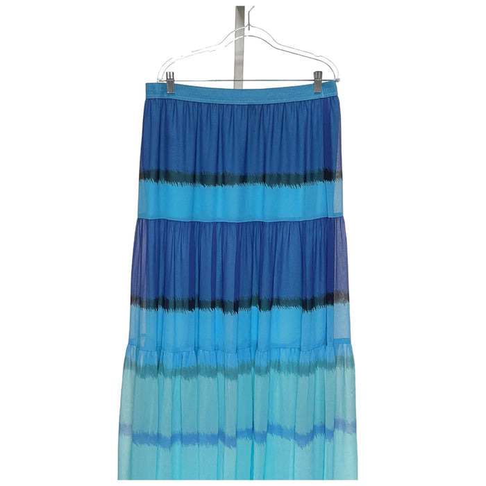 Ann Taylor Blue Maxi Skirt