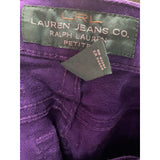 Lauren Ralph Lauren Purple Ankle Jeans Petites 4P