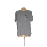 Lee Men's Gray Cotton T-Shirt - 2XL