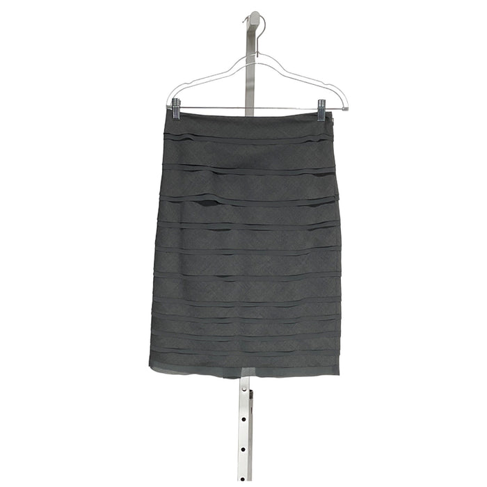 WHBM Gray Mini Skirt, Size 4