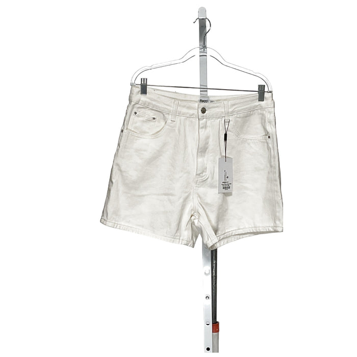 Princess Polly White Chino Shorts, size 14