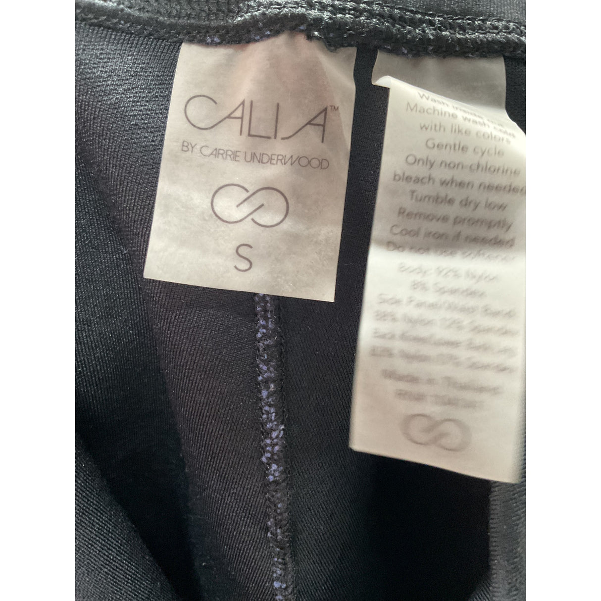 CALIA Womens Blue Ankle Leggings Size S