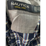 Nautica Blue Button-Up Shirt XL