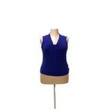 Calvin Klein Blue 100% Cotton Blouse - XL