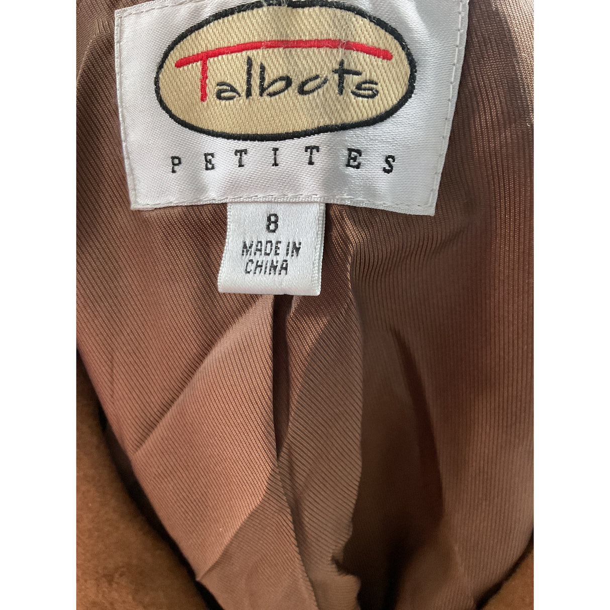 Talbots Brown Wool Overcoat - Women's 8