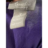 Chico's Purple Acetate Blouse Size 3