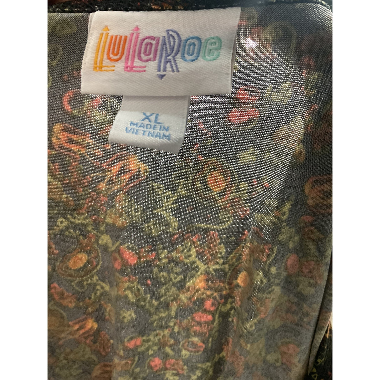 Lularoe Multicolor Women's Polyester Blouse XL