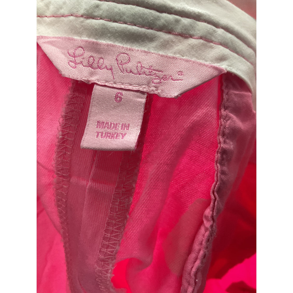 Lilly Pulitzer Pink Cotton Mini Skirt - Size 6