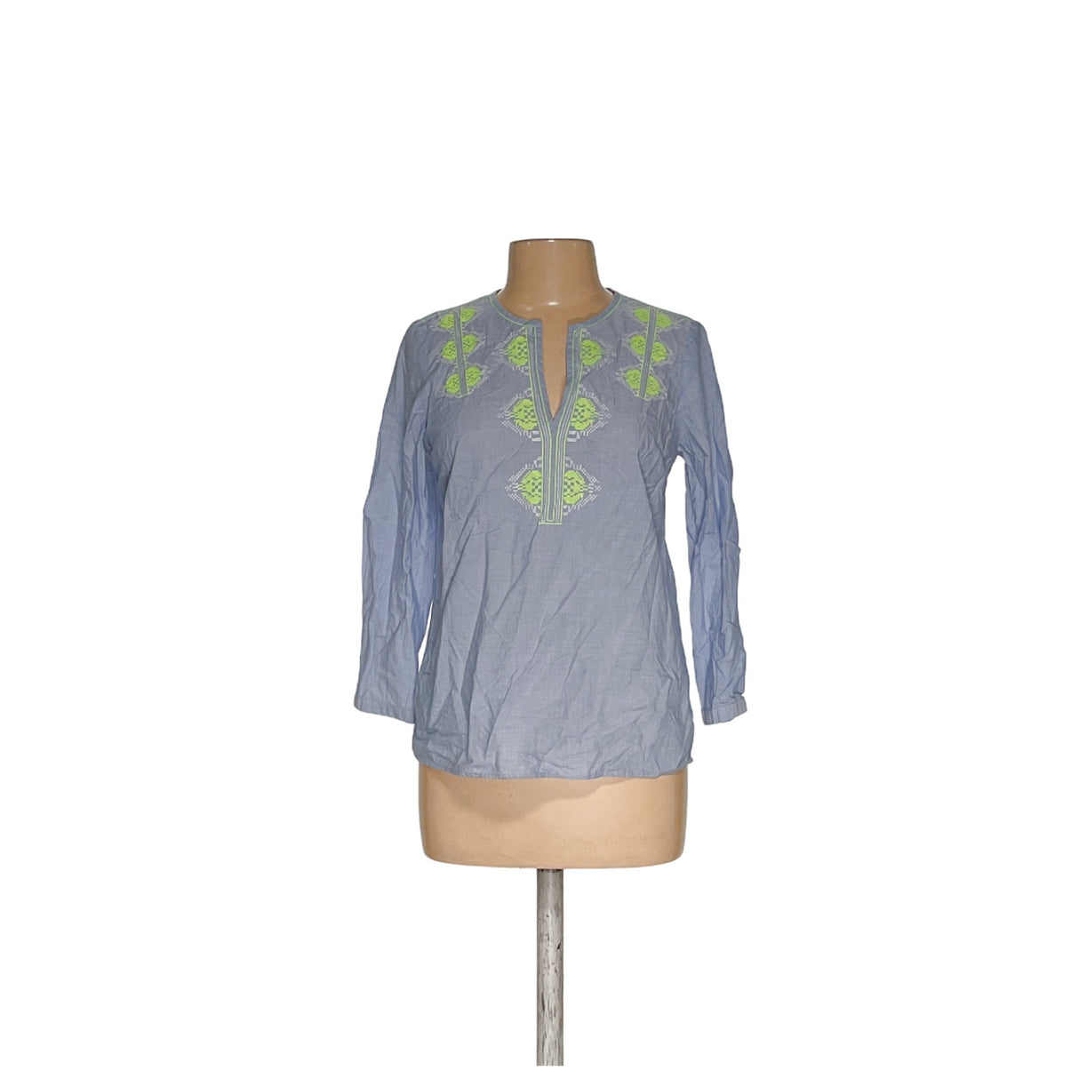 J.Crew Blue Women's Blouse - Size S