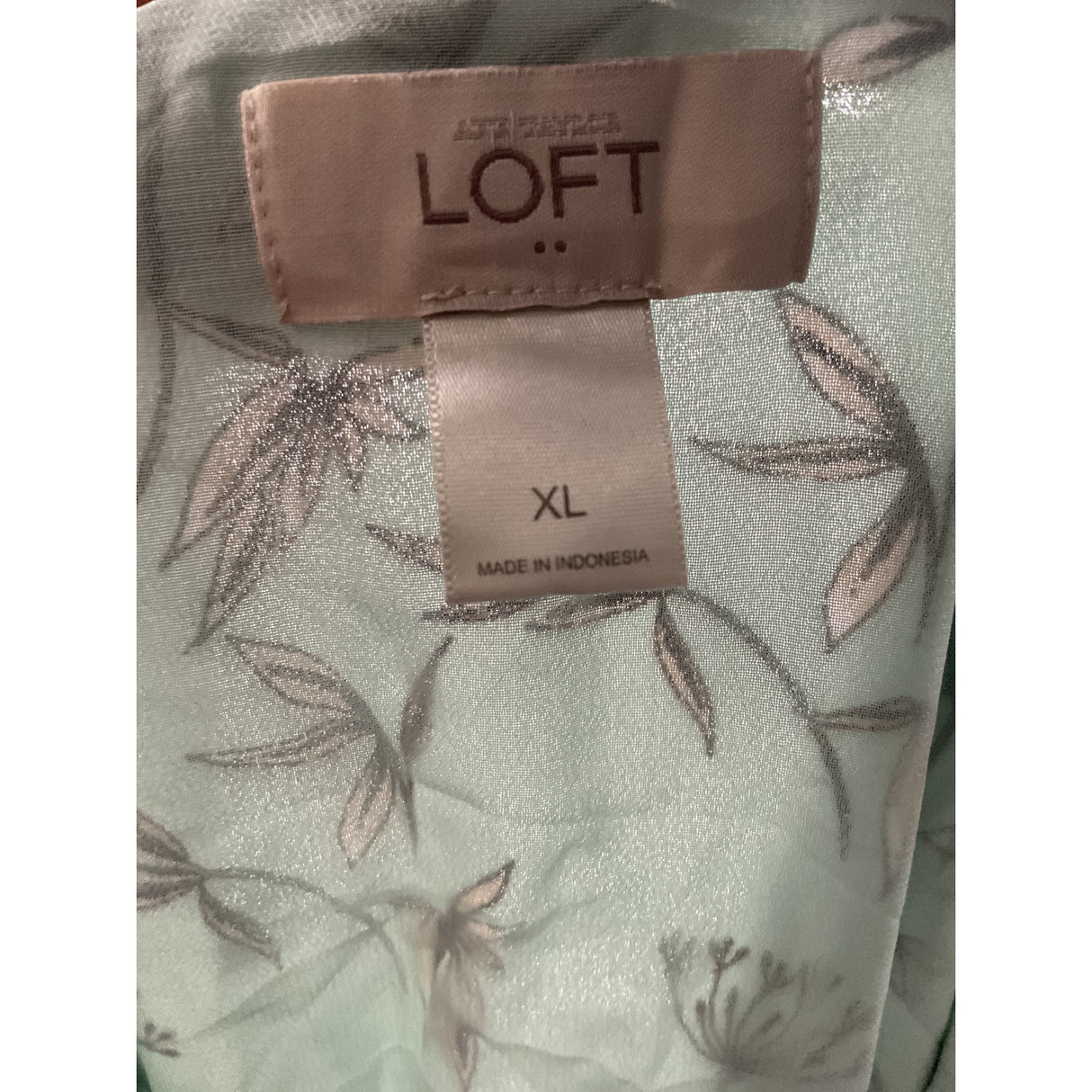 LOFT XL Green Blouse - Women's Clothing Top