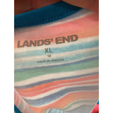 Lands' End Multicolor Striped Tank Top XL