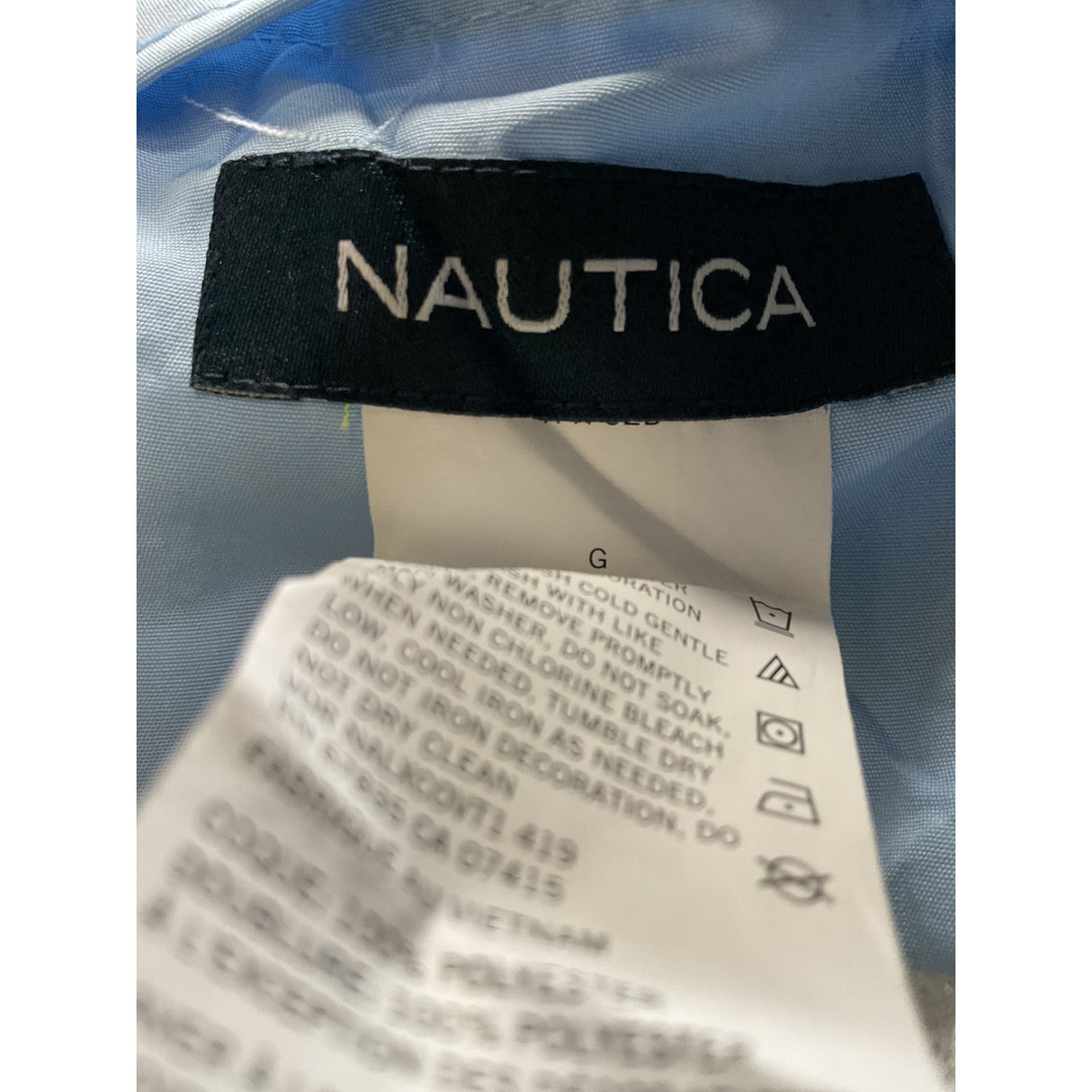 Nautica Men's Blue Striped Swim Bottoms