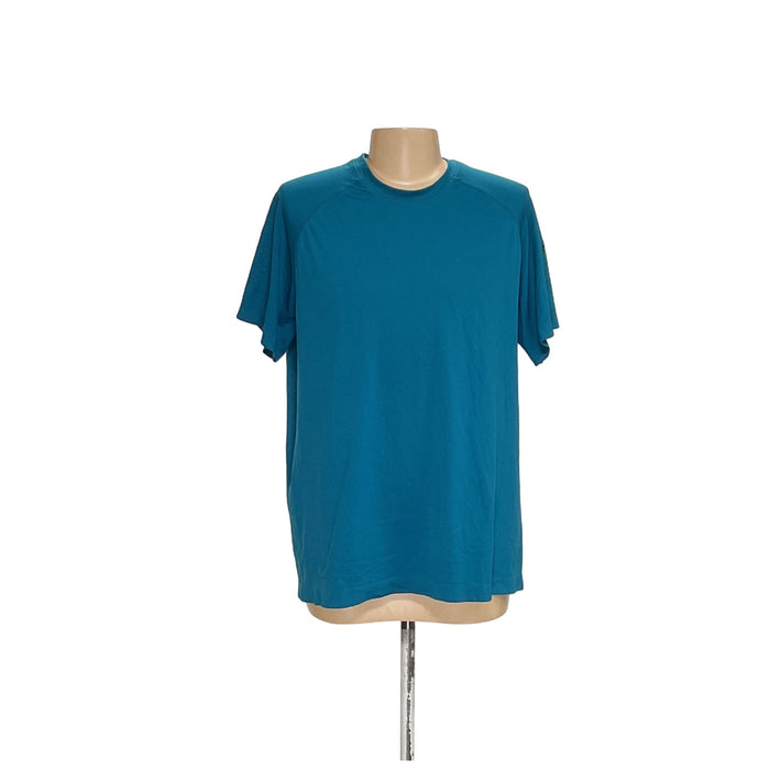 Fabletics Men's Blue Nylon T-Shirt 2XL