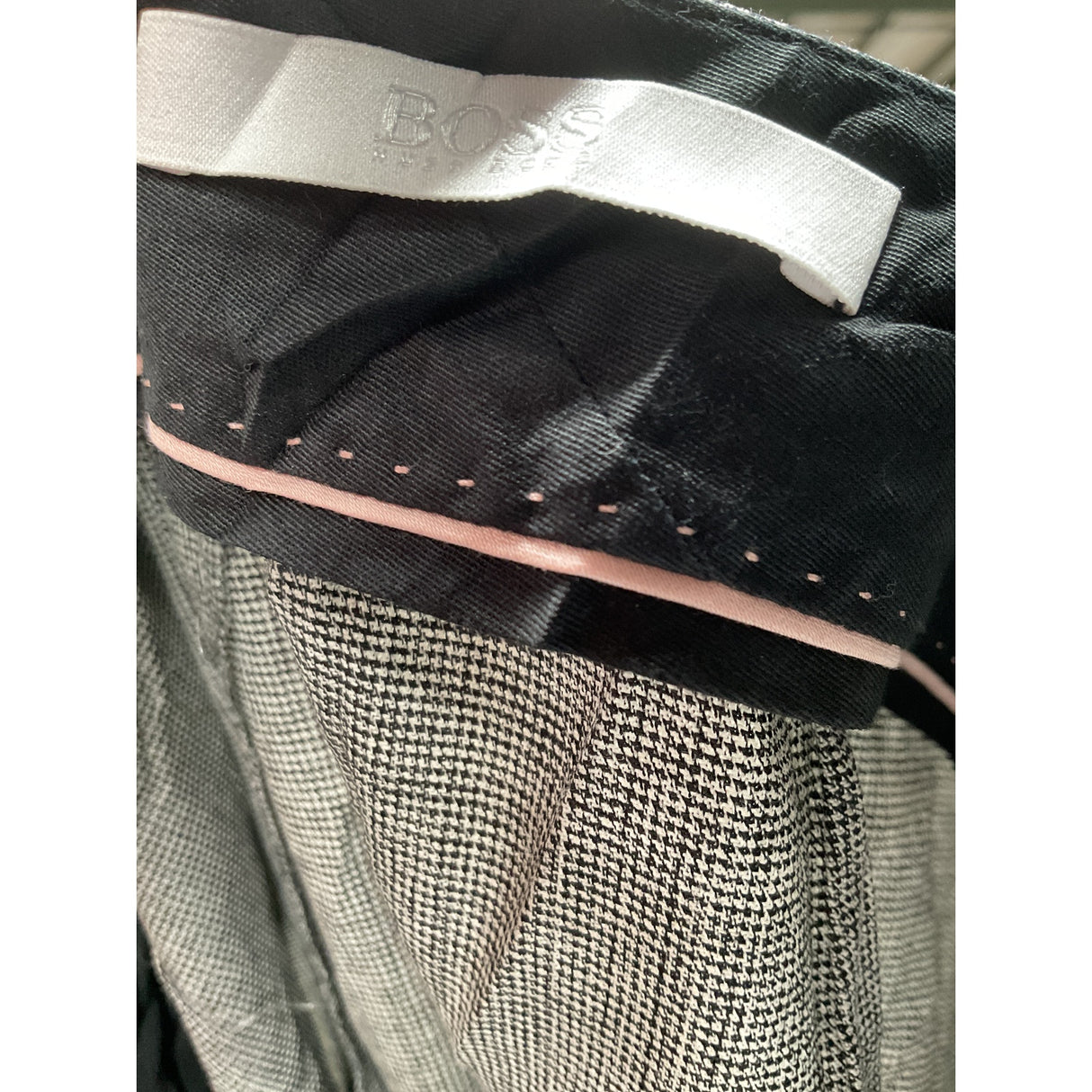 Hugo Boss Men's Gray Wool Dress Pants