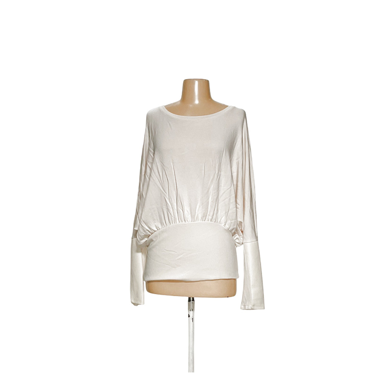 Express Beige Rayon Blouse - Women's L