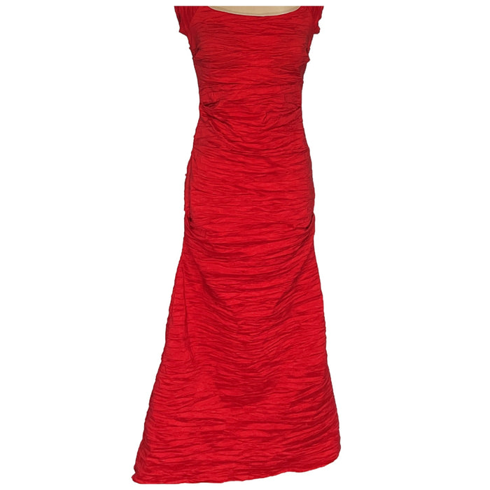 Alex Evenings Red Maxi Dress