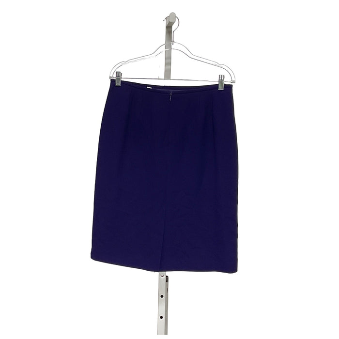 Le Suit Purple Mini Skirt - Size 12P