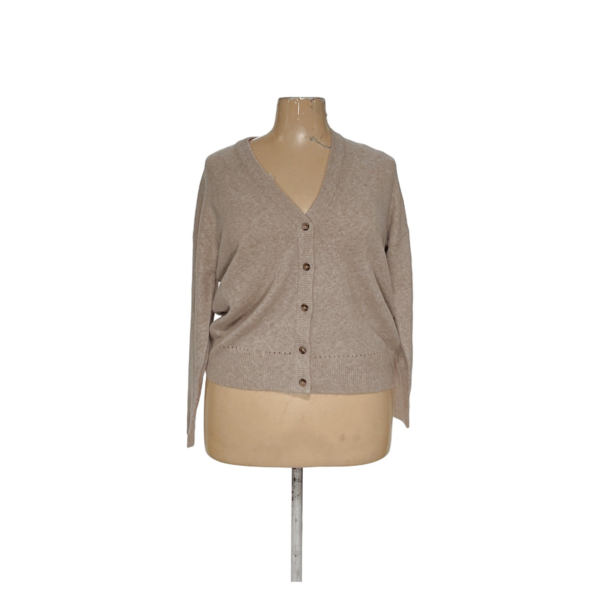 TORRID Beige Cardigan in Size 1