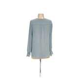 Tahari Blue XS Button-Up Top