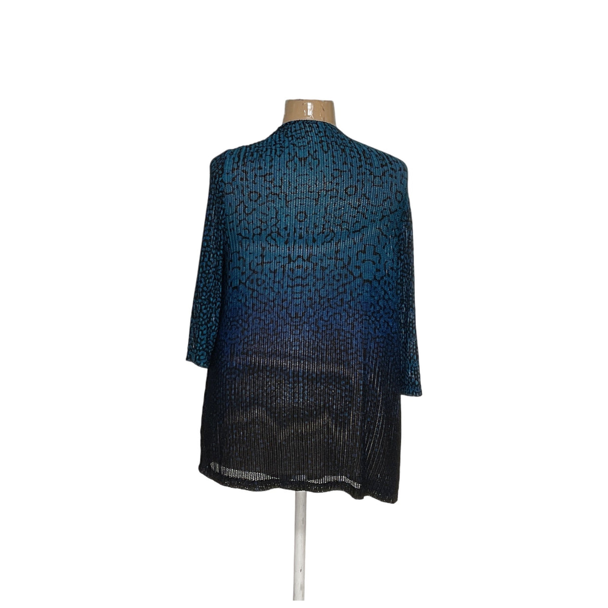 Catherines Blue Cardigan Sweater 1X