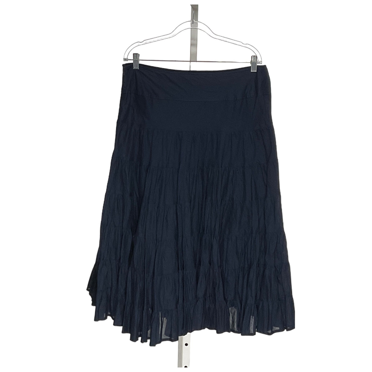 INC Intl Concepts Blue Cotton A-Line Skirt