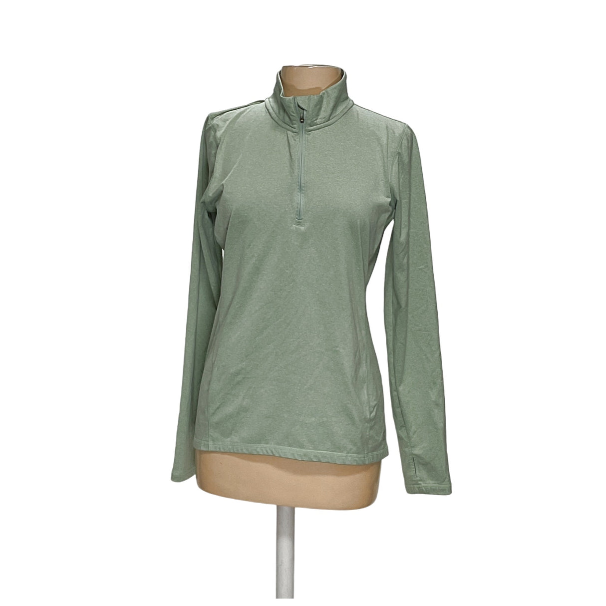 Reebok Women's Green Henley Sweatshirt (L)